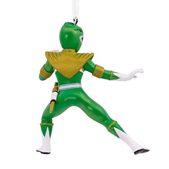 Hallmark Hasbro Power Rangers Green Ranger Ornament - Picture 3 of 11
